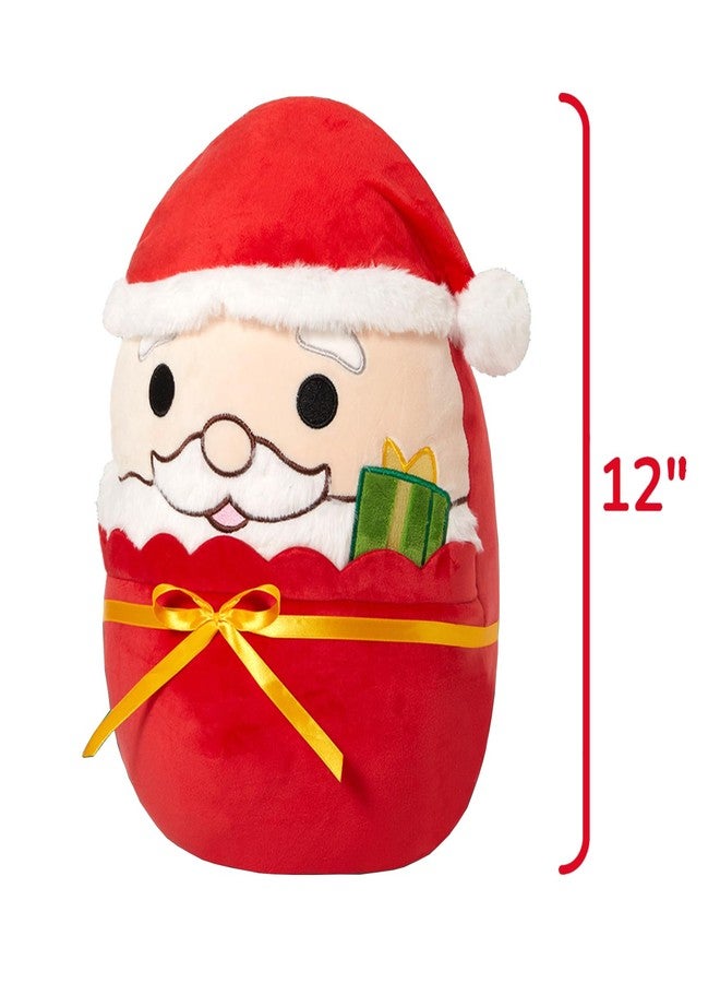 CozyWorld 2025 Christmas Santa Claus Stuffed Plushies Christmas Plush Pillow Stuffed Animals Soft Cozy Cuddle Toy Holiday Xmas Decor Gift for Boys Girls, 12" - Image 4